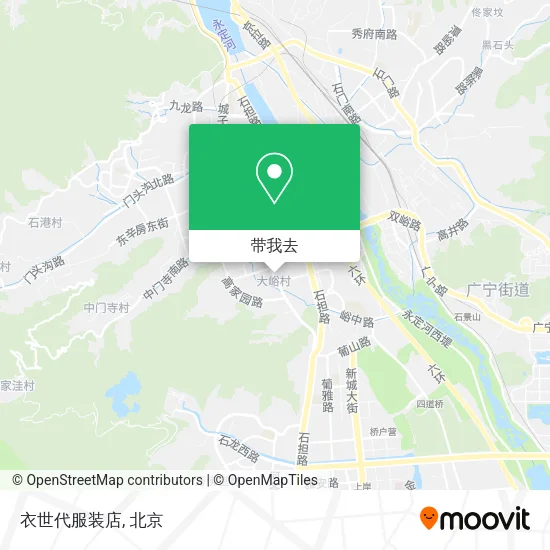 衣世代服装店地图