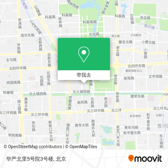 华严北里5号院3号楼地图