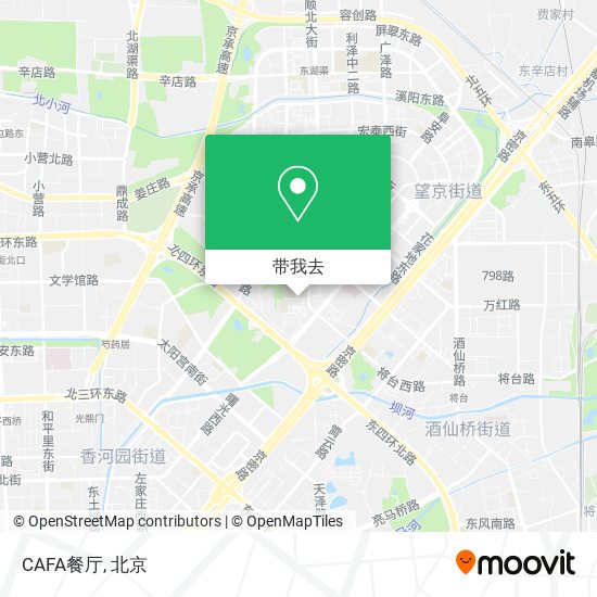 CAFA餐厅地图