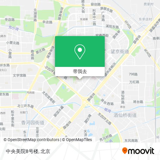 中央美院8号楼地图
