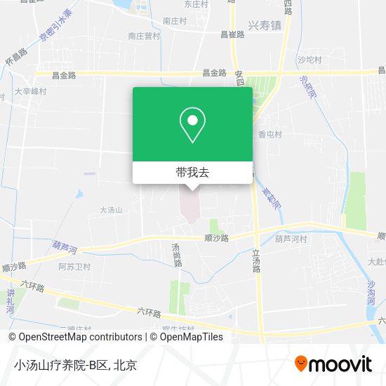 小汤山疗养院-B区地图