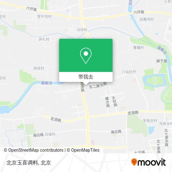 北京玉喜调料地图