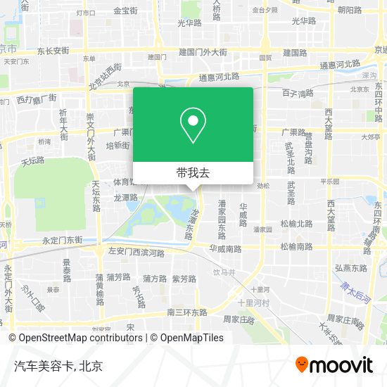 汽车美容卡地图
