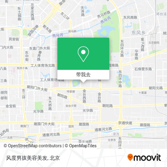 风度男孩美容美发地图