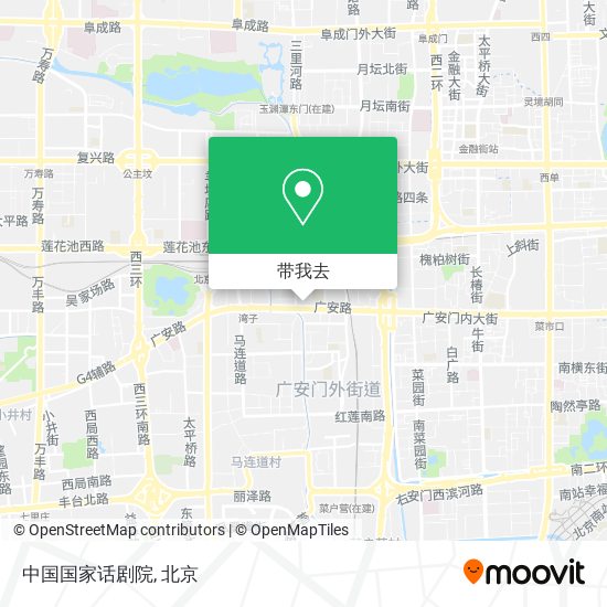 中国国家话剧院地图