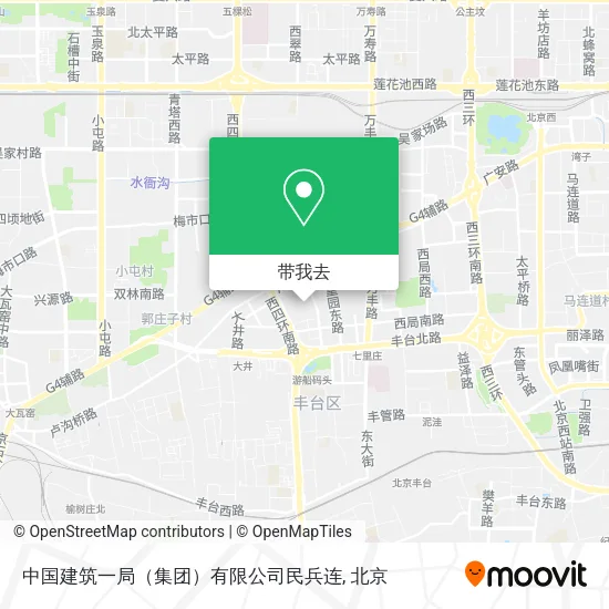 中国建筑一局（集团）有限公司民兵连地图