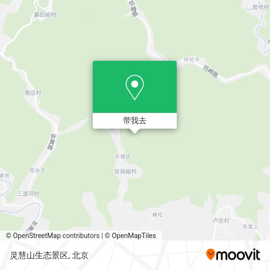 灵慧山生态景区地图