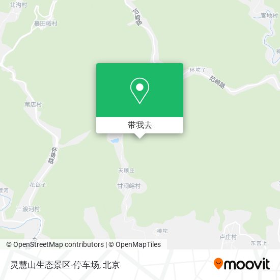 灵慧山生态景区-停车场地图