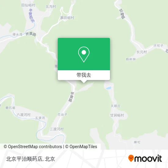 北京平治顺药店地图