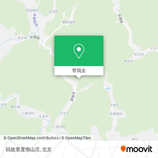 回故里度假山庄地图