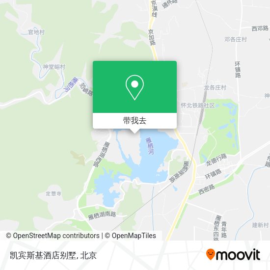 凯宾斯基酒店别墅地图