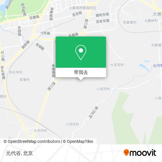 元代谷地图