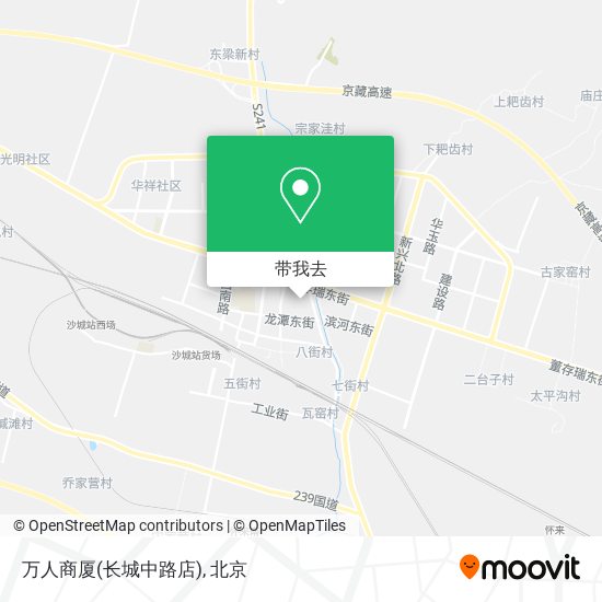 万人商厦(长城中路店)地图