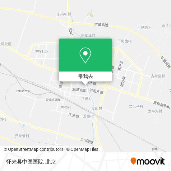 怀来县中医医院地图