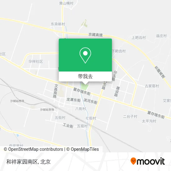 和祥家园南区地图