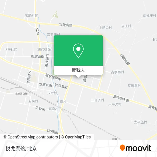 悦龙宾馆地图