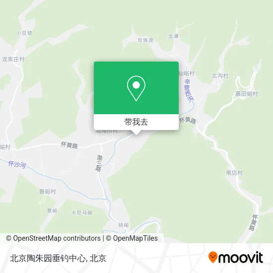北京陶朱园垂钓中心地图