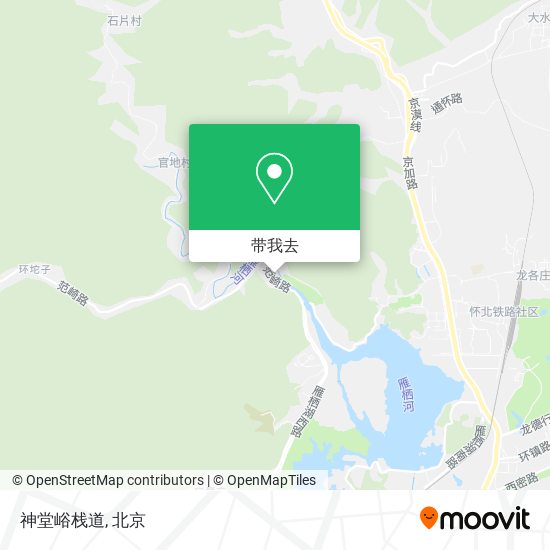 神堂峪栈道地图