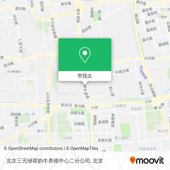 北京三元绿荷奶牛养殖中心二分公司地图