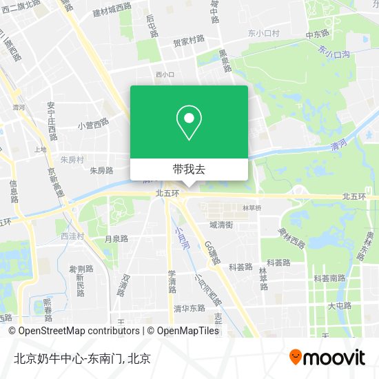 北京奶牛中心-东南门地图