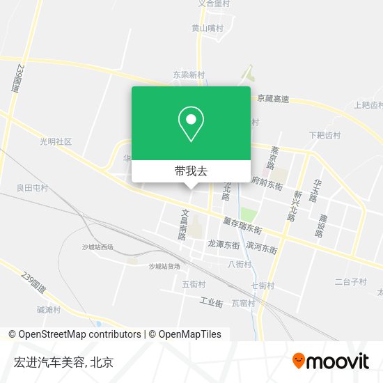 宏进汽车美容地图
