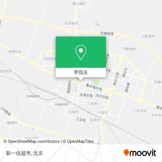 新一佳超市地图