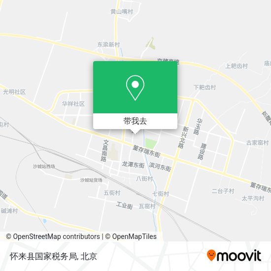 怀来县国家税务局地图