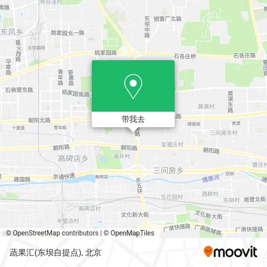蔬果汇(东坝自提点)地图