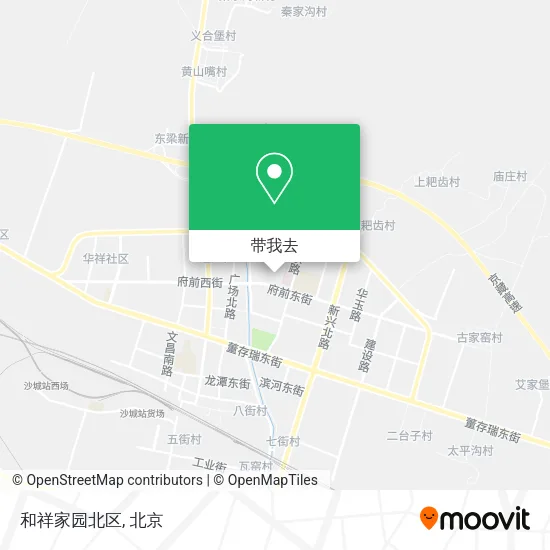 和祥家园北区地图