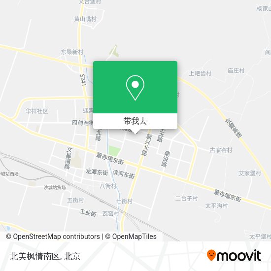 北美枫情南区地图