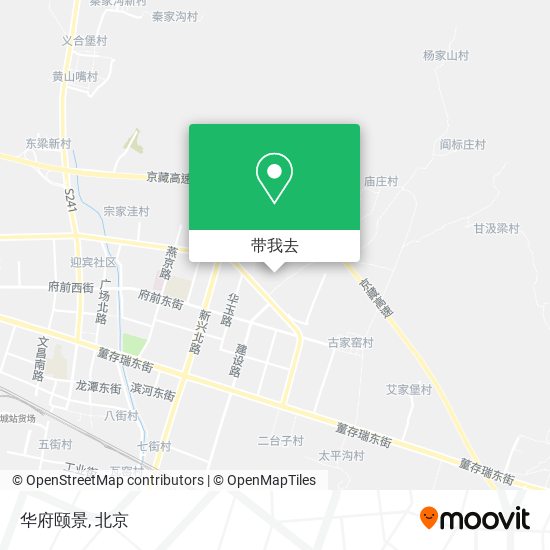 华府颐景地图