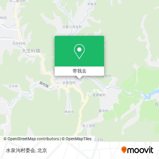水泉沟村委会地图