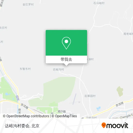 达峪沟村委会地图