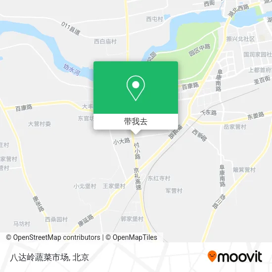 八达岭蔬菜市场地图