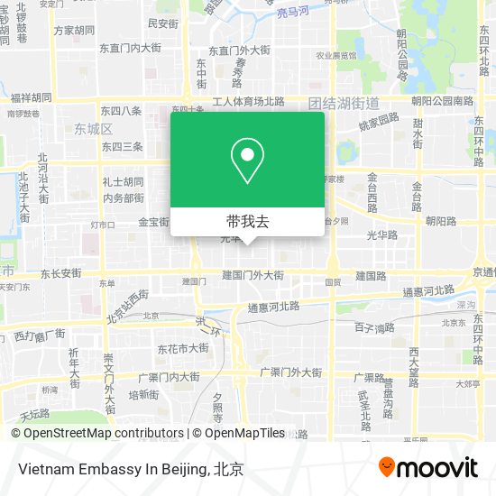 Vietnam Embassy In Beijing地图