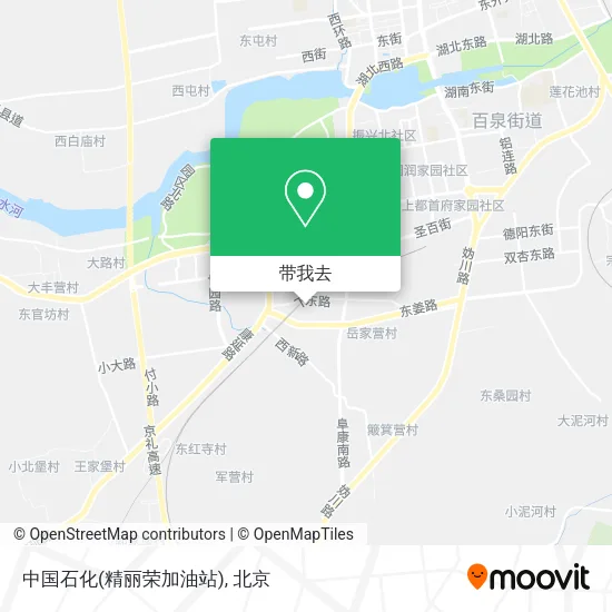 中国石化(精丽荣加油站)地图