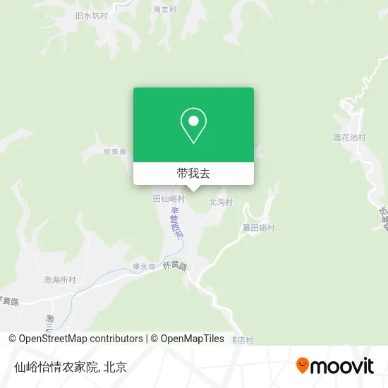 仙峪怡情农家院地图