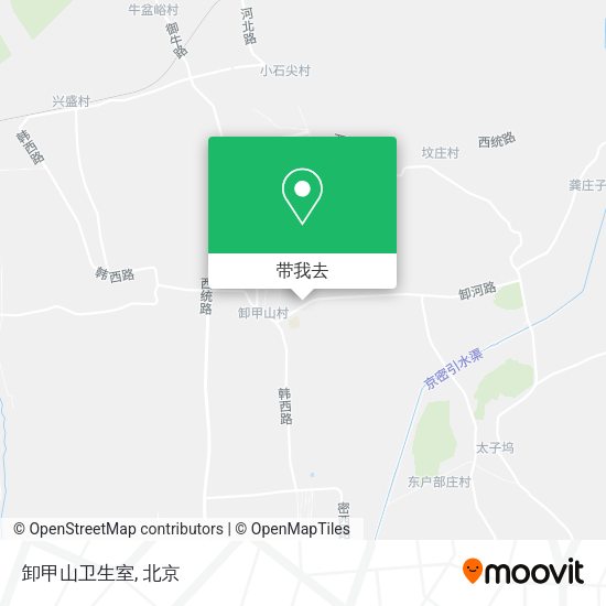 卸甲山卫生室地图