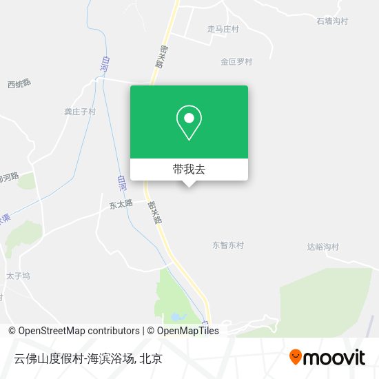 云佛山度假村-海滨浴场地图