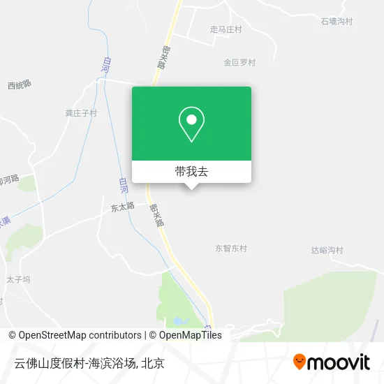 云佛山度假村-海滨浴场地图