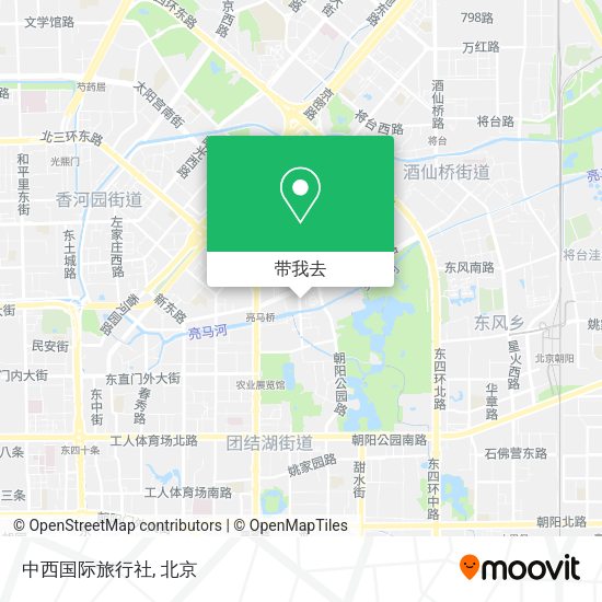 中西国际旅行社地图