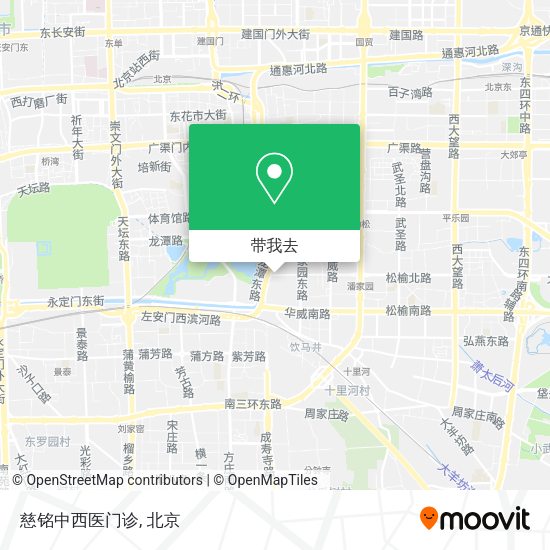 慈铭中西医门诊地图