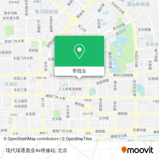 现代瑞通嘉业4s维修站地图