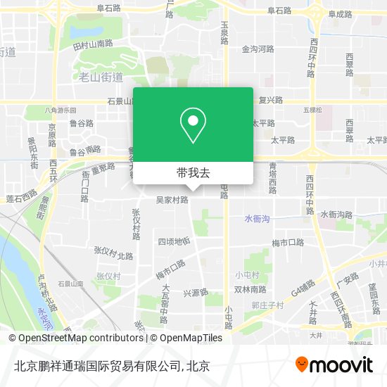 北京鹏祥通瑞国际贸易有限公司地图