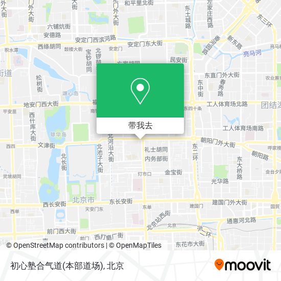 初心塾合气道(本部道场)地图