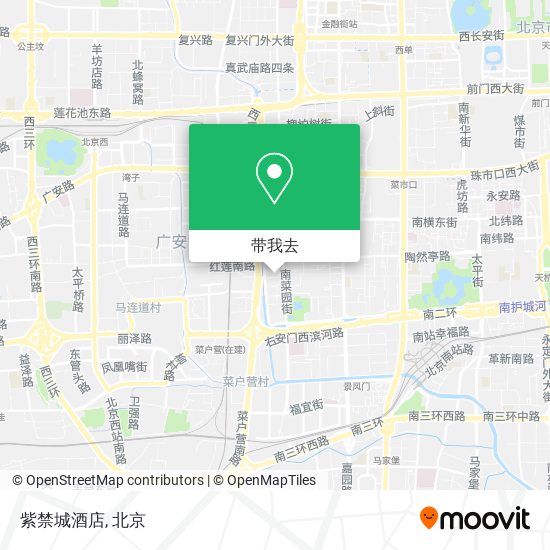 紫禁城酒店地图