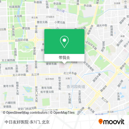 中日友好医院-东1门地图