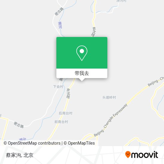 蔡家沟地图