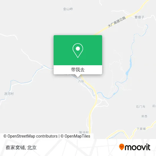 蔡家窝铺地图