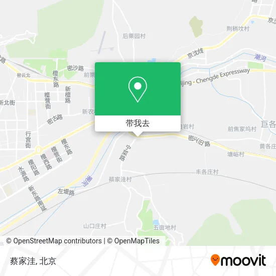 蔡家洼地图